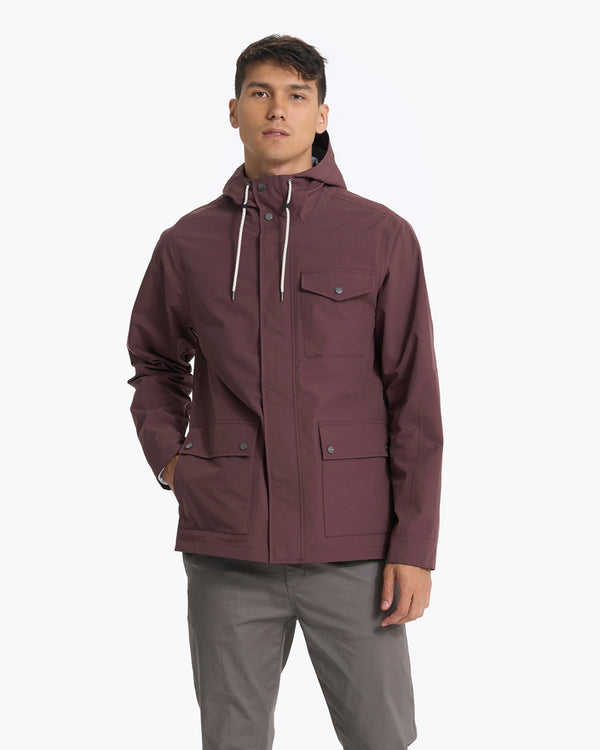 Palisades Rain Jacket | Chestnut